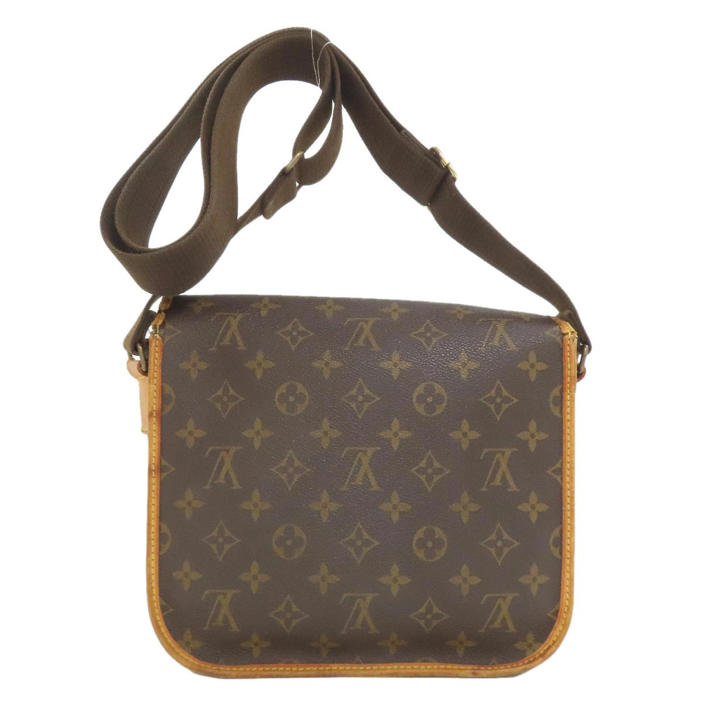 Louis Vuitton Monogram Messenger Bag Canvas Shoulder Bosphore Brown